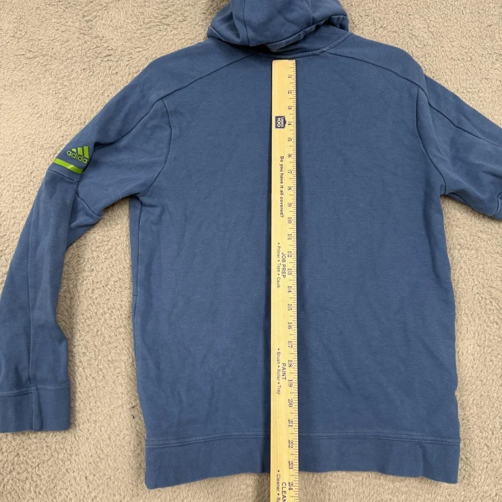 Seattle Sounders FC Sweatshirt Youth Large‎ Boys Blue MLS Soccer Full Zip Adidas